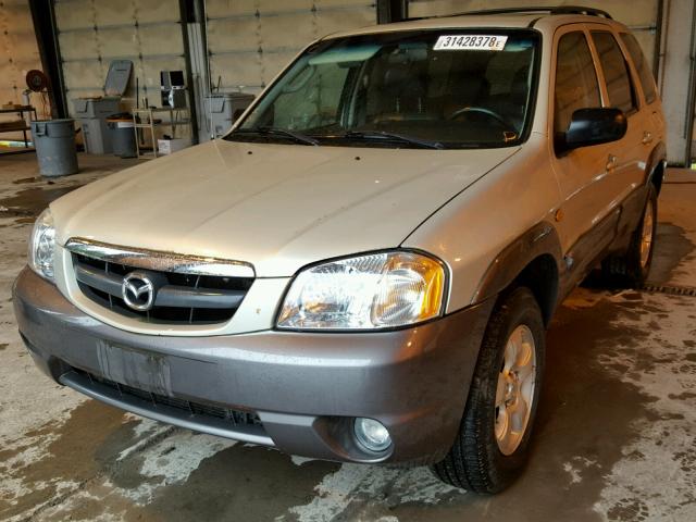 4F2CZ96124KM26354 - 2004 MAZDA TRIBUTE ES BEIGE photo 2