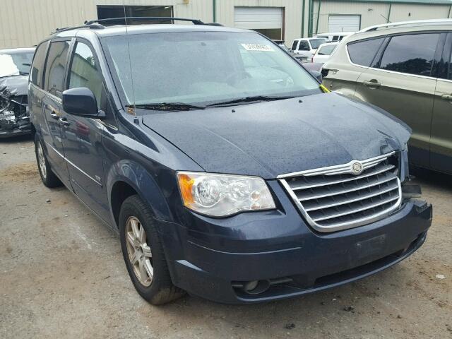 2A8HR54P98R709100 - 2008 CHRYSLER TOWN & COU BLUE photo 1