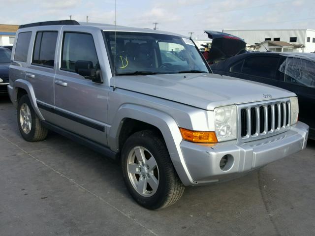 1J8HG48K07C562770 - 2007 JEEP COMMANDER SILVER photo 1
