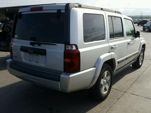 1J8HG48K07C562770 - 2007 JEEP COMMANDER SILVER photo 4