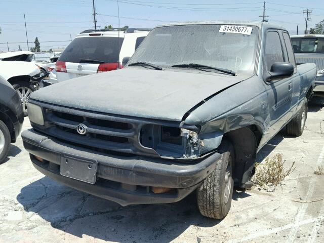 4F4CR16U8RTM70346 - 1994 MAZDA B3000 CAB GREEN photo 2