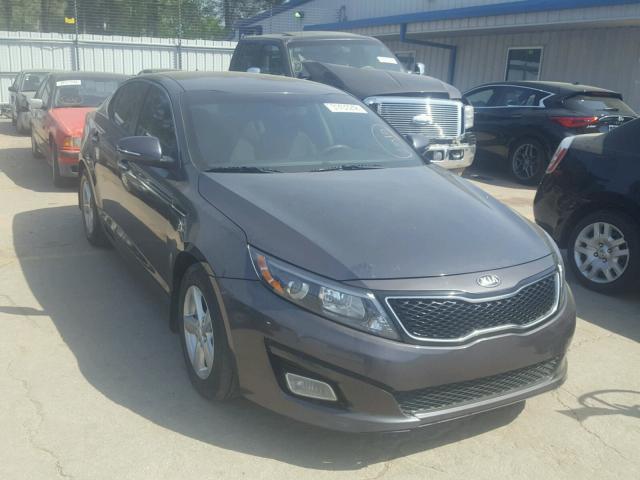 5XXGM4A77FG438592 - 2015 KIA OPTIMA LX GRAY photo 1