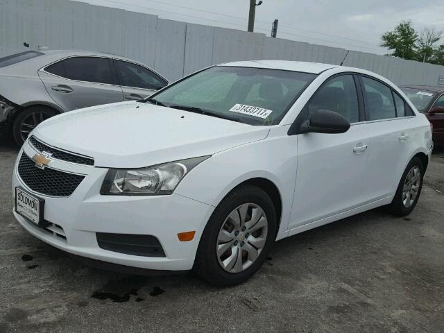 1G1PD5SH4C7157165 - 2012 CHEVROLET CRUZE LS WHITE photo 2