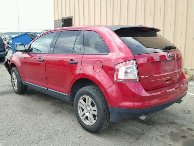 2FMDK3GC3ABA60833 - 2010 FORD EDGE SE RED photo 3