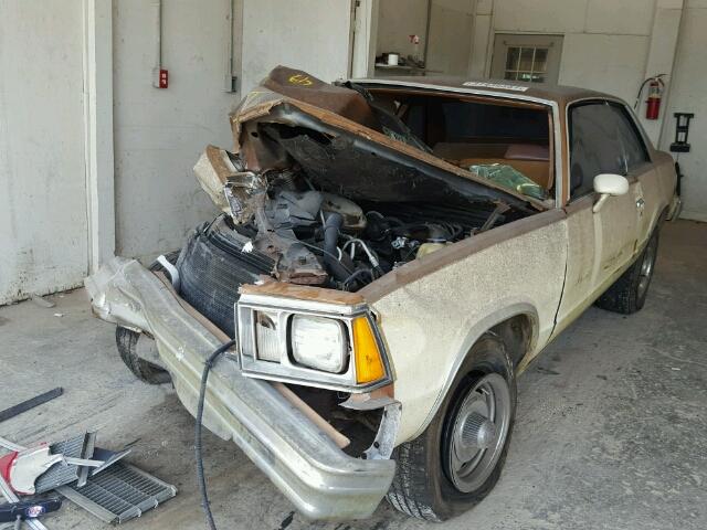 1W27JAD464164 - 1980 CHEVROLET MALIBU BROWN photo 2