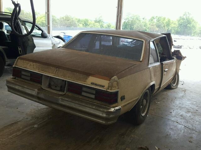 1W27JAD464164 - 1980 CHEVROLET MALIBU BROWN photo 4