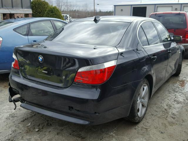 WBANF73537CU24380 - 2007 BMW 530 XI BLACK photo 4