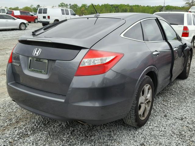 5J6TF1H55BL001092 - 2011 HONDA ACCORD CRO GRAY photo 4