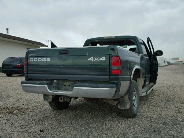 3B7HF13Z3XG180842 - 1999 DODGE RAM 1500 GREEN photo 4