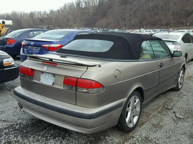 YS3DF78K527007396 - 2002 SAAB 9-3 SE TAN photo 4