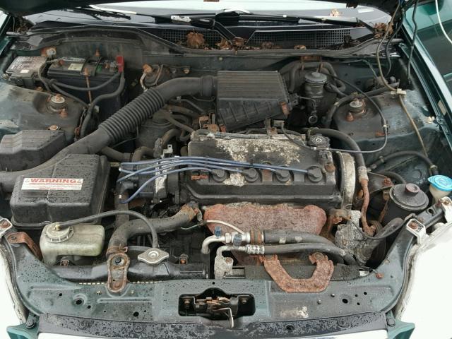 2HGEJ6616XH520796 - 1999 HONDA CIVIC BASE GREEN photo 7