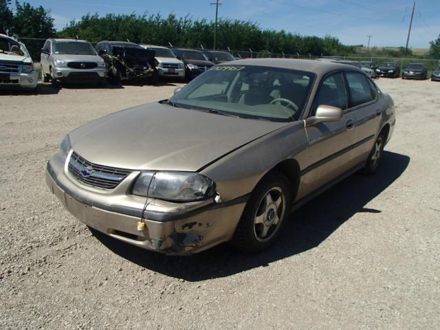 2G1WF52K149269052 - 2004 CHEVROLET IMPALA BROWN photo 2