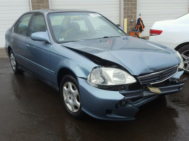 2HGEJ8546YH507443 - 2000 HONDA CIVIC EX BLUE photo 1