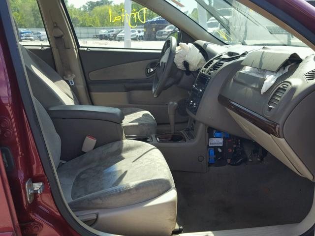 1G1ZT52895F247710 - 2005 CHEVROLET MALIBU LS წითელი ფოტო 5