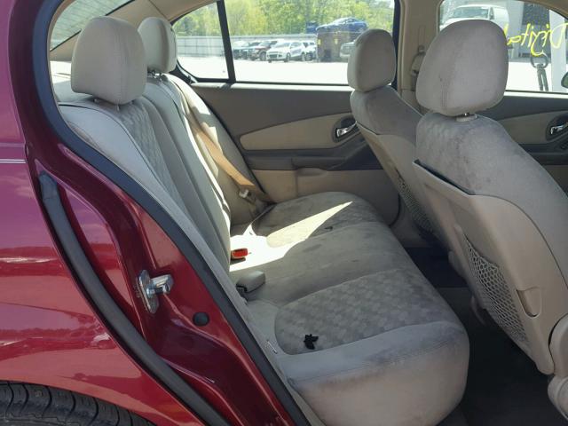 1G1ZT52895F247710 - 2005 CHEVROLET MALIBU LS წითელი ფოტო 6