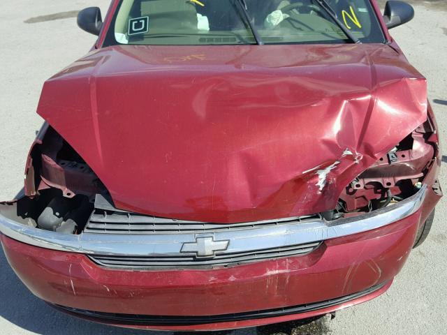 1G1ZT52895F247710 - 2005 CHEVROLET MALIBU LS წითელი ფოტო 7