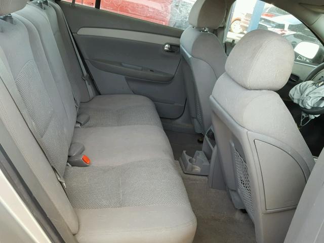 1G1ZG57B68F191769 - 2008 CHEVROLET MALIBU LS SILVER photo 6