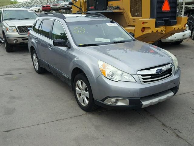 4S4BRBKC5A3359664 - 2010 SUBARU OUTBACK SILVER photo 1