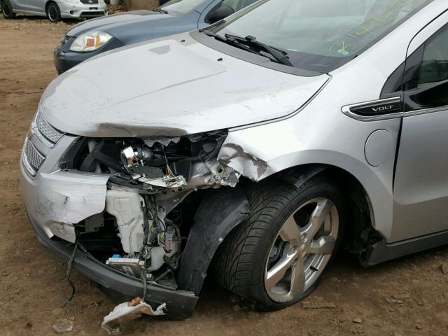 1G1RD6E4XCU101790 - 2012 CHEVROLET VOLT SILVER photo 9