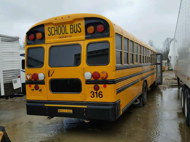 1BAKJCPA7GF323243 - 2016 BLUE BIRD SCHOOL BUS YELLOW photo 4