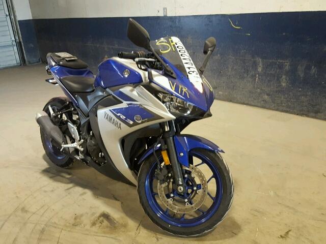 MH3RH06Y5FK006307 - 2015 YAMAHA YZFR3 BLUE photo 1