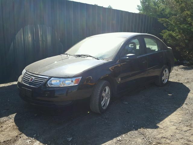 1G8AJ58F37Z173308 - 2007 SATURN ION LEVEL BLACK photo 2