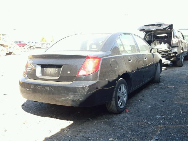 1G8AJ58F37Z173308 - 2007 SATURN ION LEVEL BLACK photo 4