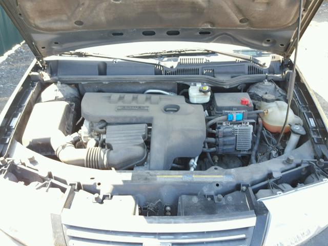 1G8AJ58F37Z173308 - 2007 SATURN ION LEVEL BLACK photo 7