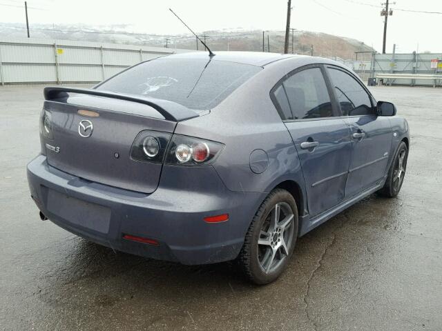 JM1BK323771659404 - 2007 MAZDA 3 S GRAY photo 4