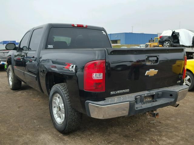 3GCEK13Y47G526094 - 2007 CHEVROLET SILVERADO BLACK photo 3