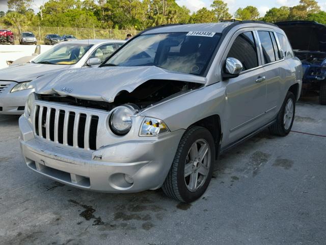 1J4NT4FB0AD553703 - 2010 JEEP COMPASS SP SILVER photo 2
