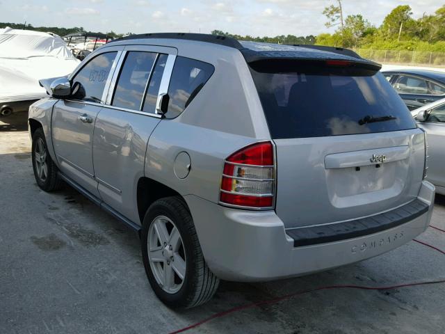1J4NT4FB0AD553703 - 2010 JEEP COMPASS SP SILVER photo 3