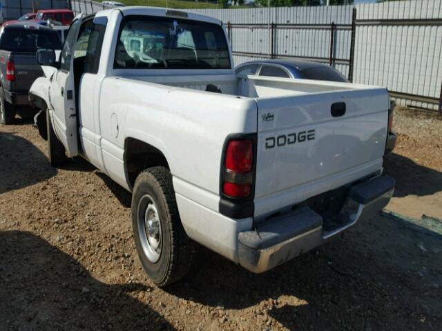 1B7HC13Y11J580565 - 2001 DODGE RAM 1500 Q WHITE photo 3