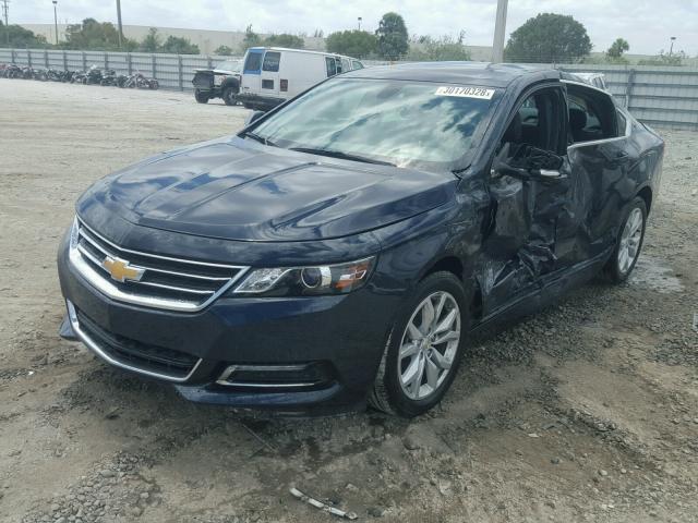 2G1105S3XJ9145958 - 2018 CHEVROLET IMPALA LT BLUE photo 2