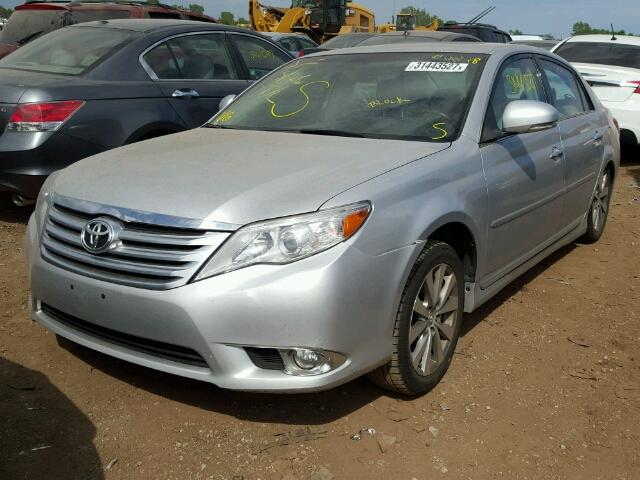 4T1BK3DB7BU388321 - 2011 TOYOTA AVALON BAS SILVER photo 2