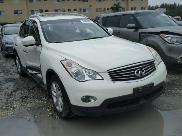 JNKAJ09F19M951689 - 2009 INFINITI EX35 BASE WHITE photo 1
