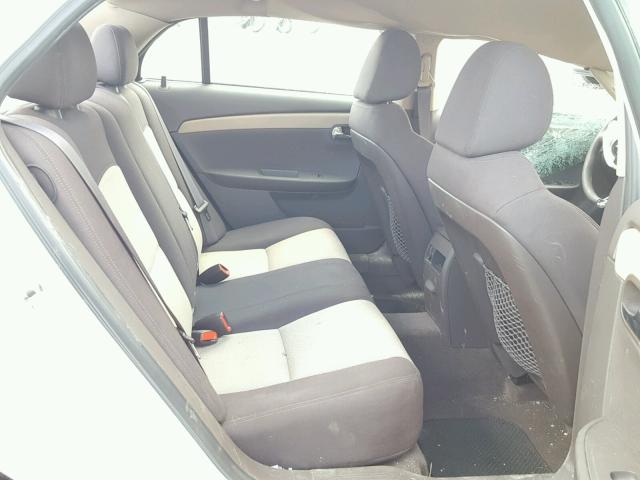 1G1ZB5EBXAF314528 - 2010 CHEVROLET MALIBU LS თეთრი ფოტო 6