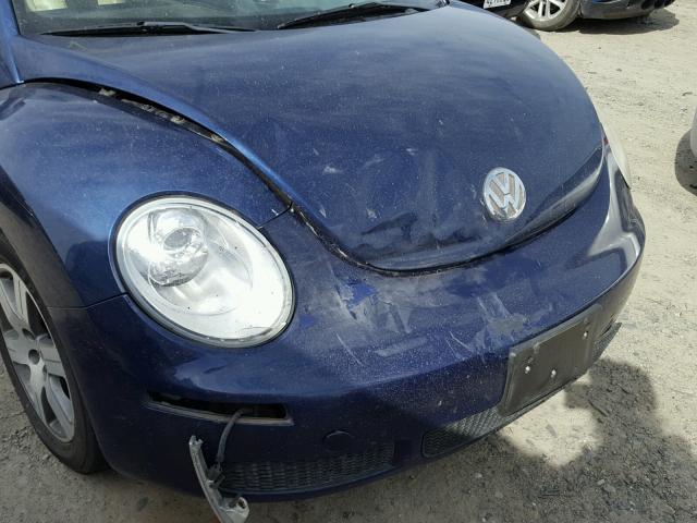 3VWRF31Y46M303832 - 2006 VOLKSWAGEN NEW BEETLE 蓝色 照片 9
