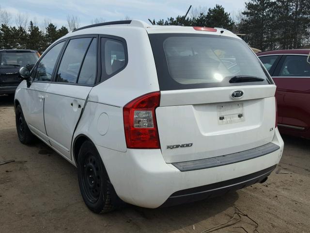 KNAFG525077086937 - 2007 KIA RONDO BASE WHITE photo 3