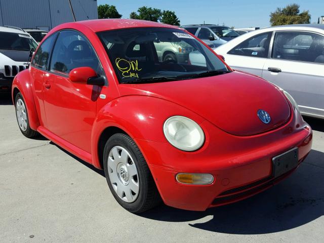 3VWBK21C32M411395 - 2002 VOLKSWAGEN NEW BEETLE RED photo 1