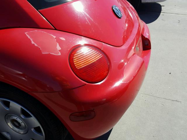 3VWBK21C32M411395 - 2002 VOLKSWAGEN NEW BEETLE 红色 照片 10