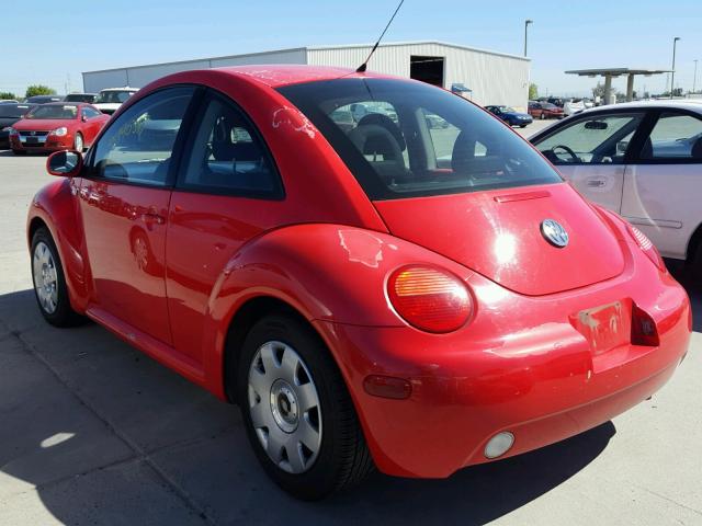 3VWBK21C32M411395 - 2002 VOLKSWAGEN NEW BEETLE 红色 照片 3