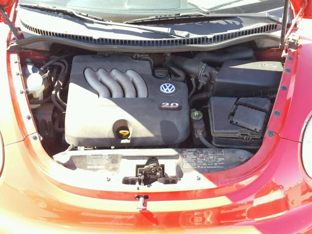 3VWBK21C32M411395 - 2002 VOLKSWAGEN NEW BEETLE 红色 照片 7