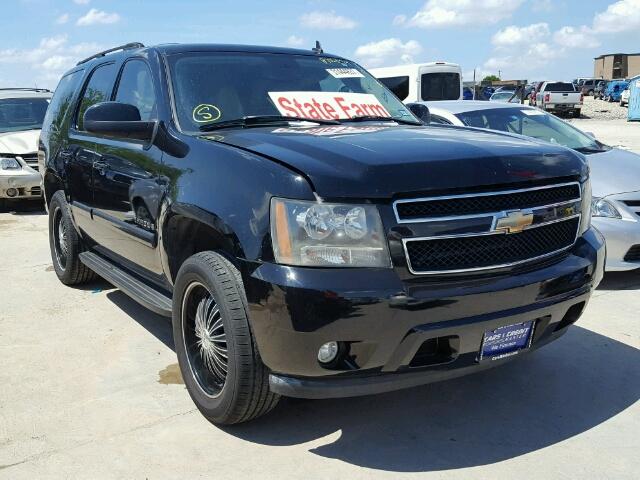 1GNFC13JX7R154157 - 2007 CHEVROLET TAHOE C150 BLACK photo 1