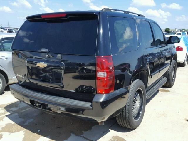 1GNFC13JX7R154157 - 2007 CHEVROLET TAHOE C150 BLACK photo 4