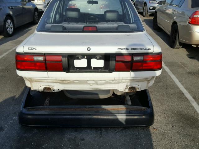 1NXAE94A6MZ233890 - 1991 TOYOTA COROLLA DL WHITE photo 9