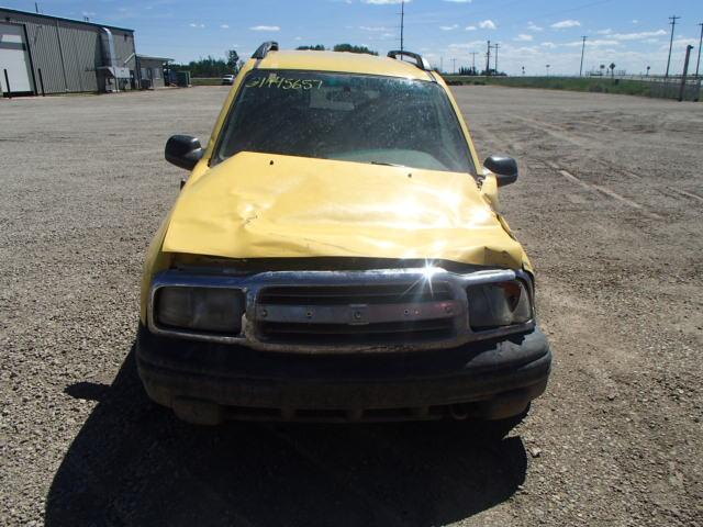 2CNBJ134846900910 - 2004 CHEVROLET TRACKER YELLOW photo 7