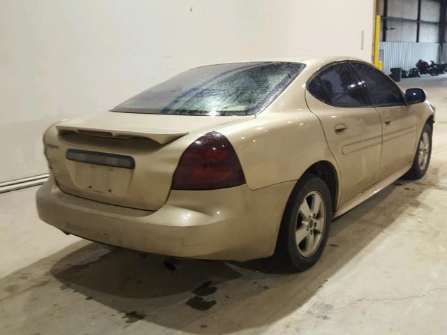 2G2WP522351134339 - 2005 PONTIAC GRAND PRIX BEIGE photo 4