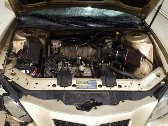 2G2WP522351134339 - 2005 PONTIAC GRAND PRIX BEIGE photo 7
