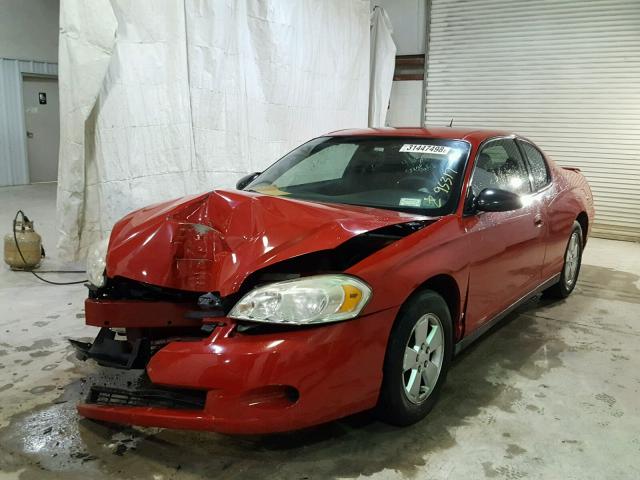 2G1WM15K269306834 - 2006 CHEVROLET MONTE CARL 红色 照片 2
